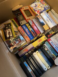 ファミコンソフトなど寄付受付